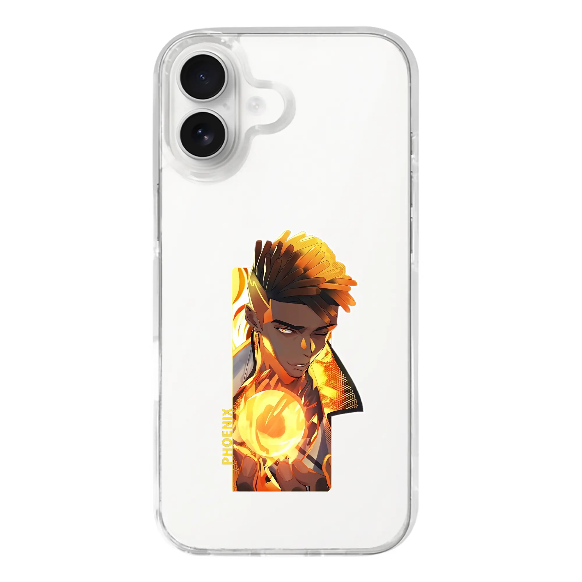 VALORANT グッズ,フェニックス - iPhone 17シリーズ 透明スマホケース – 薄型・耐衝撃・精密フィット保護カバー